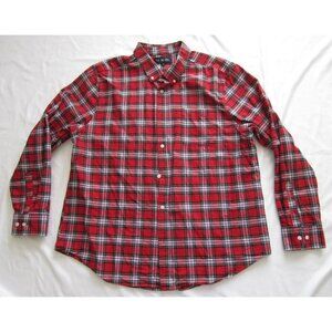 Men's Five Four Mark McNairy Plaid Cotton Long Sleeve Sleeve Shirt Sz 2X (MT506)